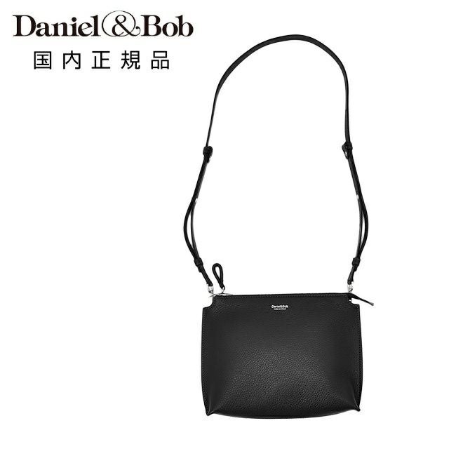 Daniel&Bob ダニエルアンドボブ ショルダー ボディバッグ　ブラック ダニエル&ボブ Daniel&Bob ショルダーバッグ 男女兼用 レザーバッグ