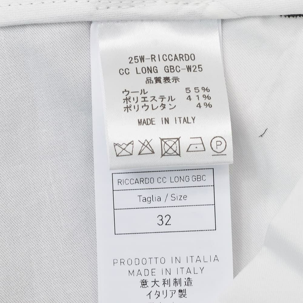 ビーエイブルBEABLEテーパードスラックスメンズイージーパンツRICCARDOリカルドウォッシャブルウール生地グレーメランジ1プリーツストレッチツイル国内正規品でらでら公式ブランド