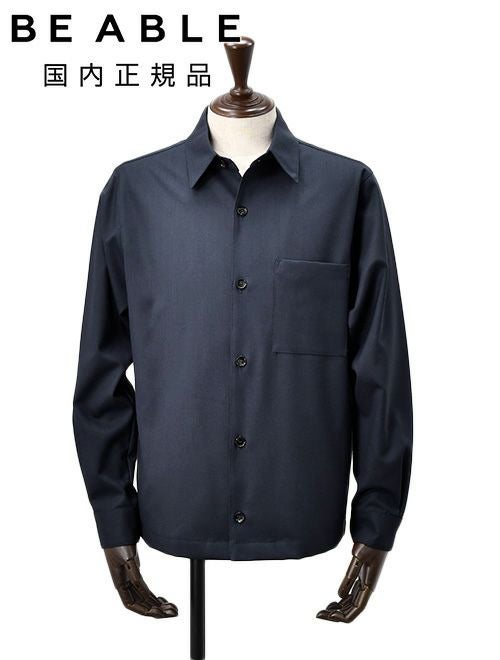 ビーエイブル BE ABLE シャツアウター メンズ シャツブルゾン LEROY