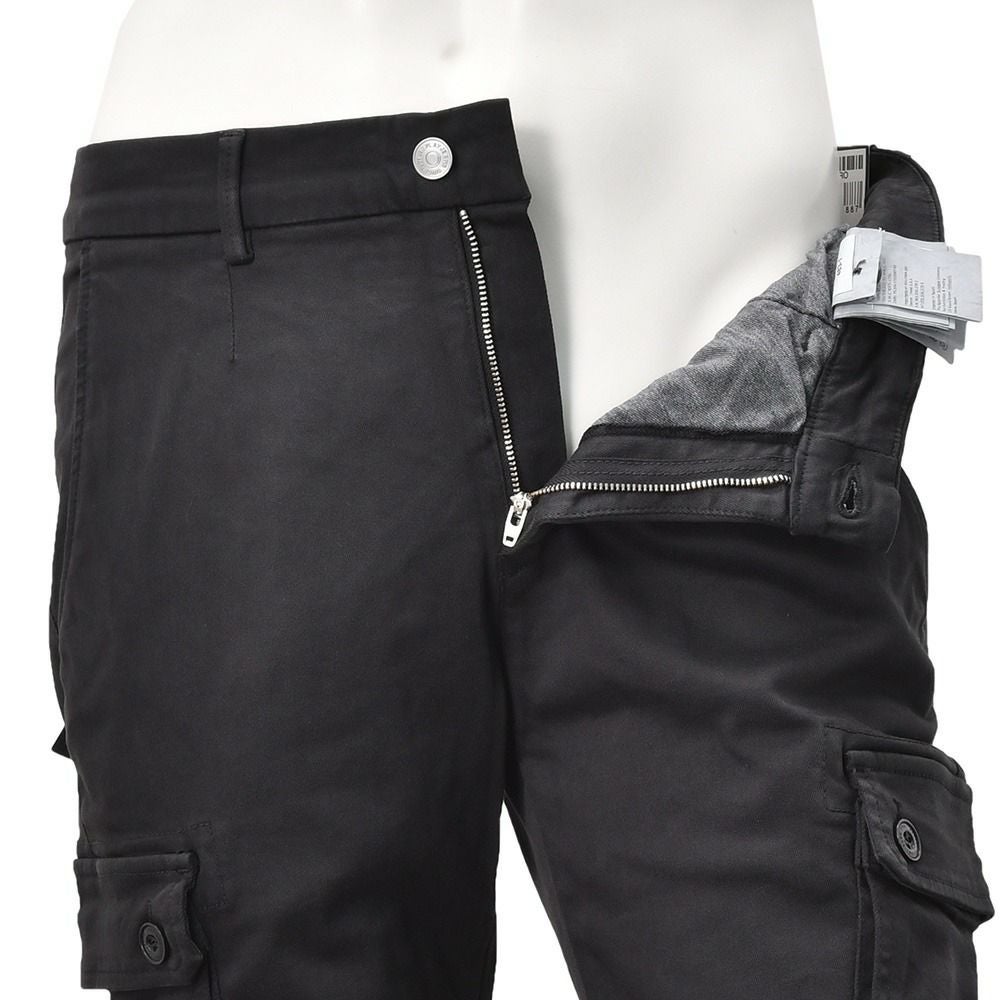 リプレイREPLAYカーゴパンツメンズストレッチパンツJAANモデルHyperflexハイパーフレックスシリーズブラック黒10.5オンススリムフィット国内正規品でらでら公式ブランド