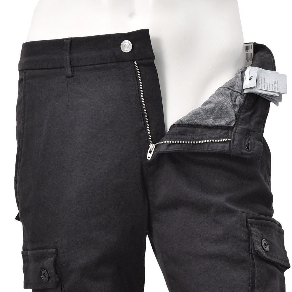 リプレイREPLAYカーゴパンツメンズストレッチパンツJAANモデルHyperflexハイパーフレックスシリーズブラック黒10.5オンススリムフィット国内正規品でらでら公式ブランド