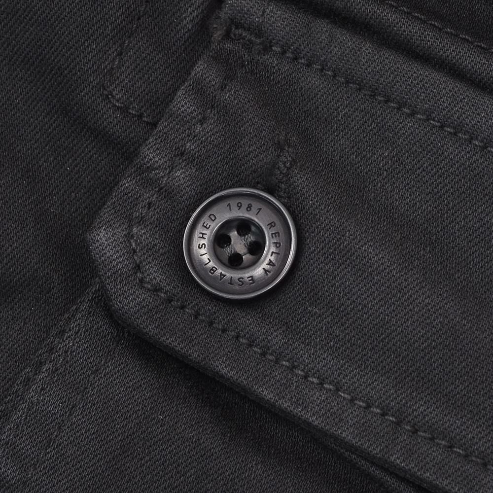 リプレイREPLAYカーゴパンツメンズストレッチパンツJAANモデルHyperflexハイパーフレックスシリーズブラック黒10.5オンススリムフィット国内正規品でらでら公式ブランド