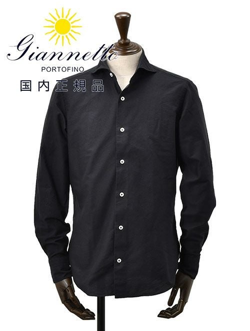 ジャンネット GIANNETTO サファリシャツ メンズ 長袖シャツ ALPHA