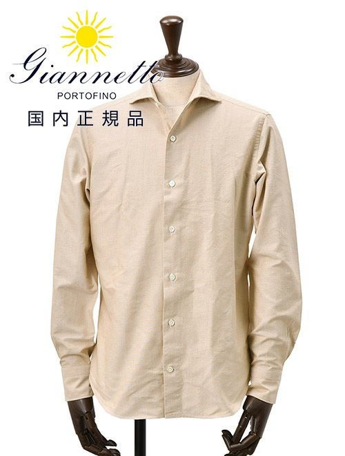 ジャンネット GIANNETTO 長袖カジュアルシャツ メンズ