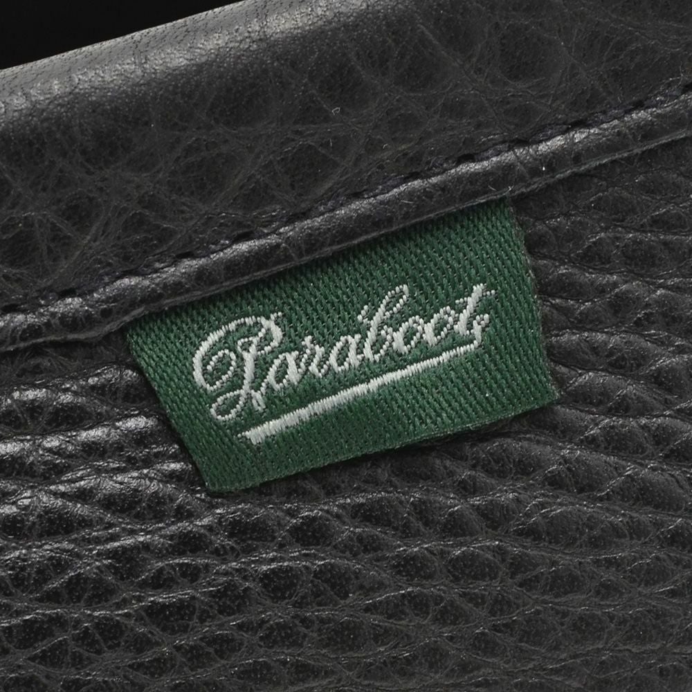 パラブーツPARABOOTコインローファーメンズCORAUXコローブラック黒シュリンクレザーRAIDソール厚底スリッポンブレイク製法国内正規品でらでら公式ブランド