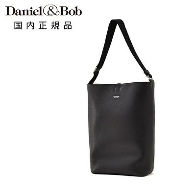 ダニエル&ボブDaniel&Bob縦長ショルダーバッグ男女兼用レザーバッグETTOREエットレブラック黒ダニボブアルチェ・アコピアート調節可能コードイタリア製国内正規品でらでら公式ブランド