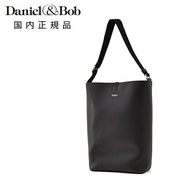 ダニエル&ボブDaniel&Bob縦長ショルダーバッグ男女兼用レザーバッグETTOREエットレブラック黒ダニボブアルチェ・アコピアート調節可能コードイタリア製国内正規品でらでら公式ブランド