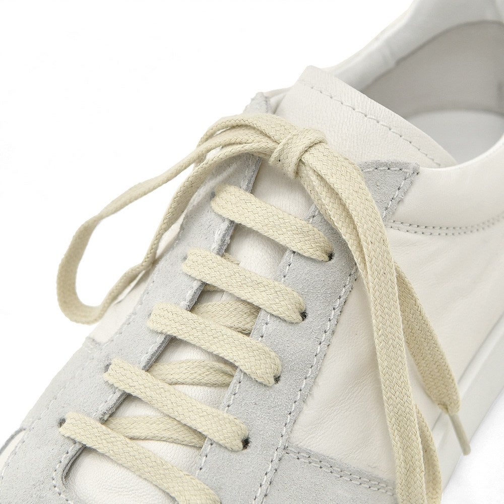 ペリーコサニーPELLICOSUNNYレザースニーカーメンズレースアップシューズM009モデルゴートレザーホワイト白ジャーマントレーナーTRAVISトラヴィスソール国内正規品でらでら公式ブランド