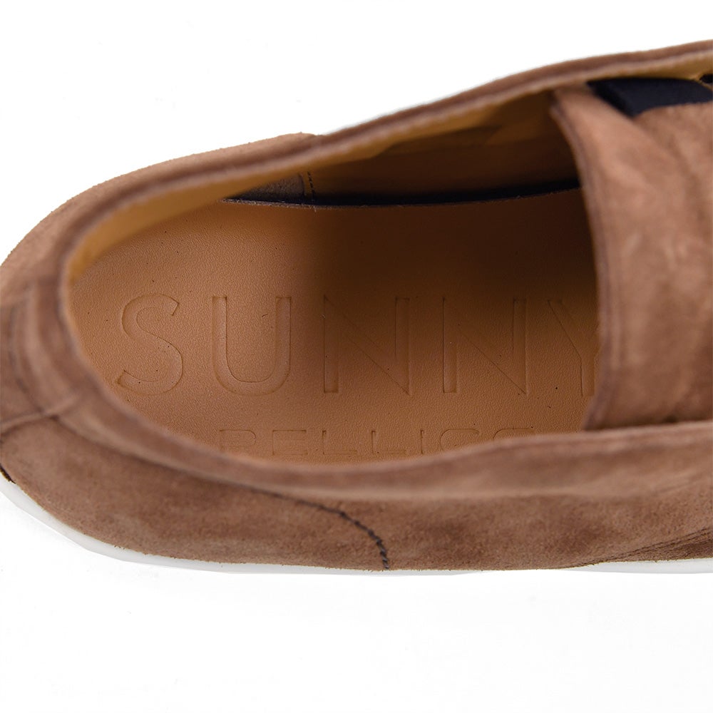 ペリーコサニーPELLICOSUNNYチャッカシューズメンズM007モデルスエードレザーブラウン茶BARTEX2.5cmソールUチップデザイン国内正規品でらでら公式ブランド