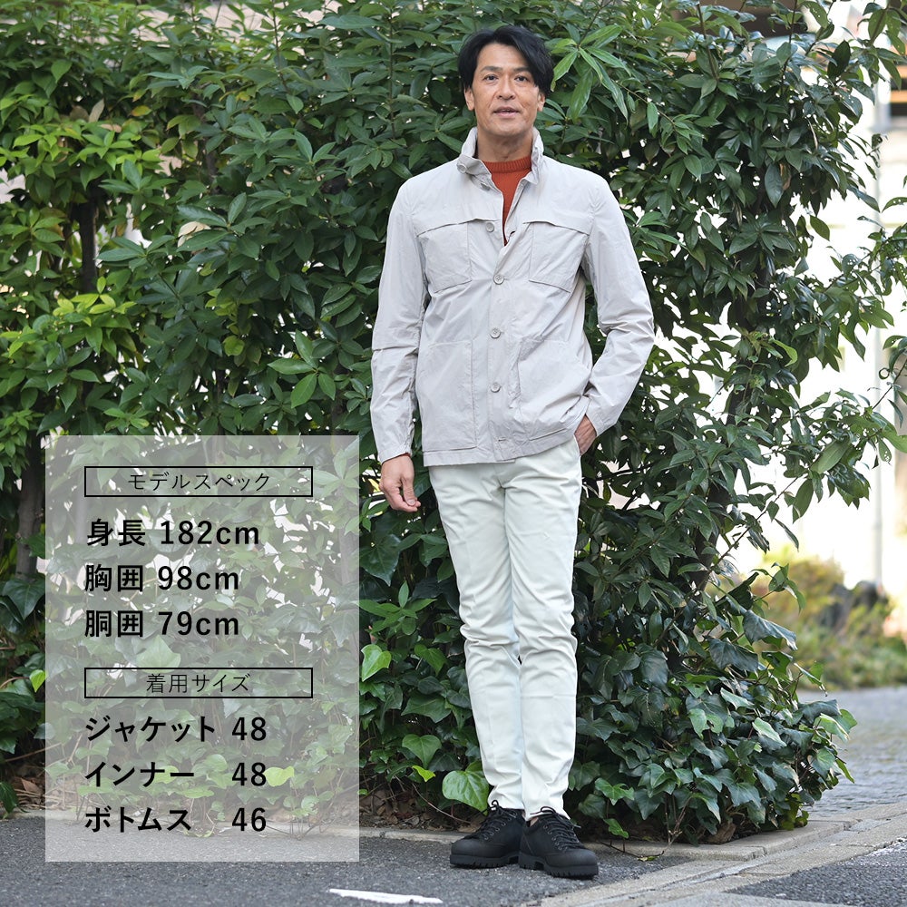 ベルウィッチBERWICHチノスラックスメンズコットンパンツMORELLOモレッロ当店別注オフホワイト白ノープリーツ先染めツイル生地スリムテーパード3点留めフロント国内正規品でらでら公式ブランド