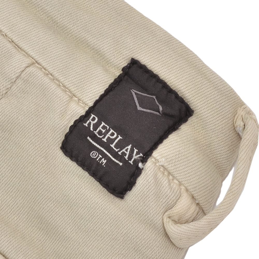 リプレイREPLAYカーゴパンツメンズストレッチパンツJAANモデルHyperflexハイパーフレックスシリーズグレージュ10.5オンススリムフィット国内正規品でらでら公式ブランド