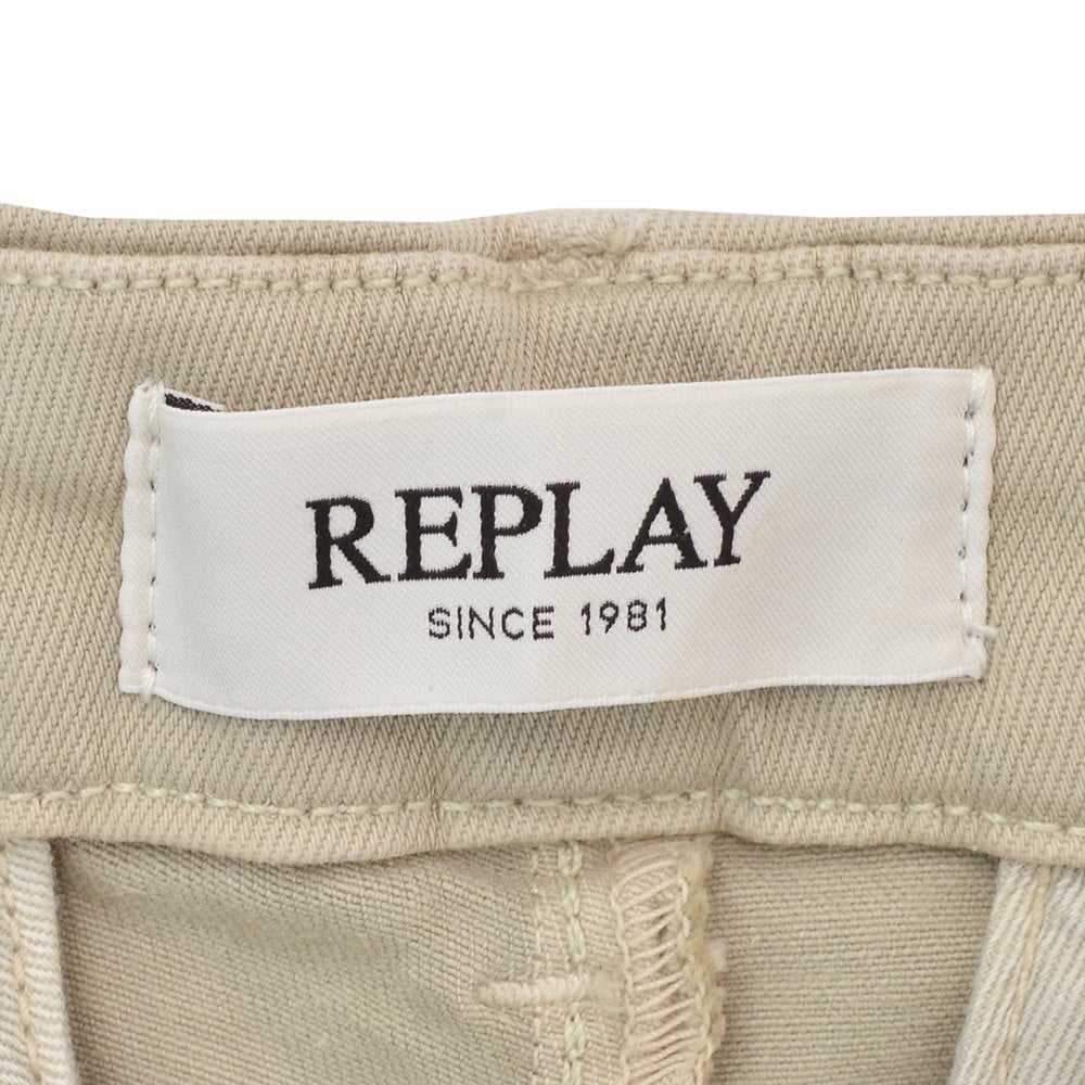 リプレイREPLAYカーゴパンツメンズストレッチパンツJAANモデルHyperflexハイパーフレックスシリーズグレージュ10.5オンススリムフィット国内正規品でらでら公式ブランド