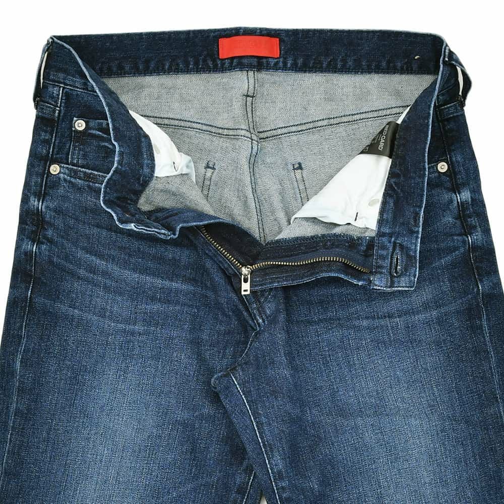 レッドカードトーキョーREDCARDTOKYOデニムパンツメンズストレートジーンズ当店別注モデルRhythmStraightリズムストレートインディゴウォッシュ製品染めオリジナルロゴでらでら公式ブランド