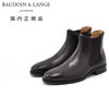 ボードインアンドランジBAUDOIN&LANGEサイドゴアブーツメンズチェルシーブーツWallBootsブラック黒カーフレザーラバーグリップレザーソール国内正規品でらでら公式ブランド