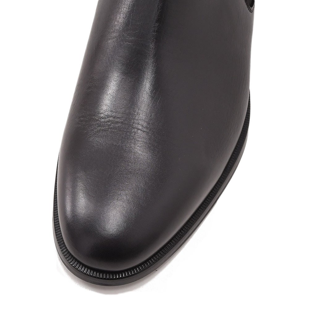 ボードインアンドランジBAUDOIN&LANGEサイドゴアブーツメンズチェルシーブーツWallBootsブラック黒カーフレザーラバーグリップレザーソール国内正規品でらでら公式ブランド