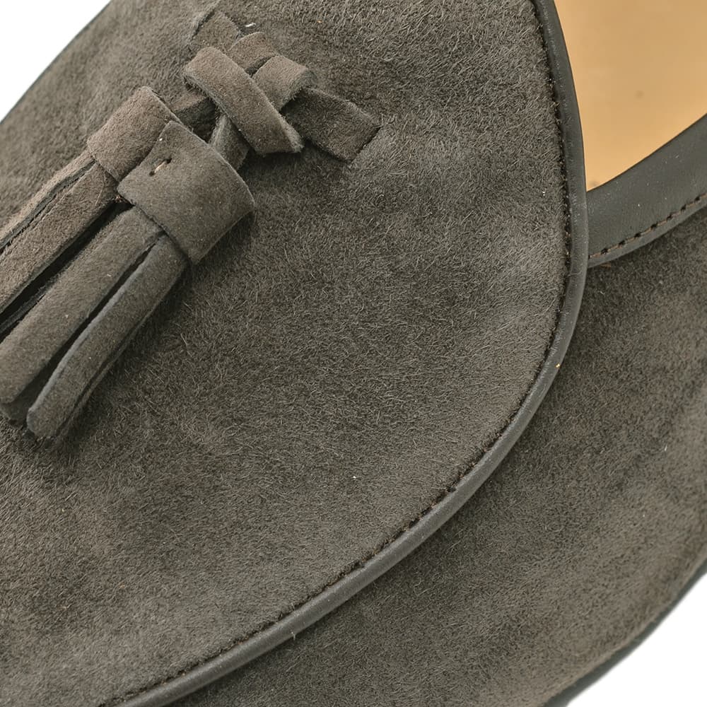 ボードインアンドランジBAUDOIN&LANGEタッセルローファーメンズベルジャンシューズSaganモデルClassicTasselsグレースエードレザーラバーソール国内正規品でらでら公式ブランド