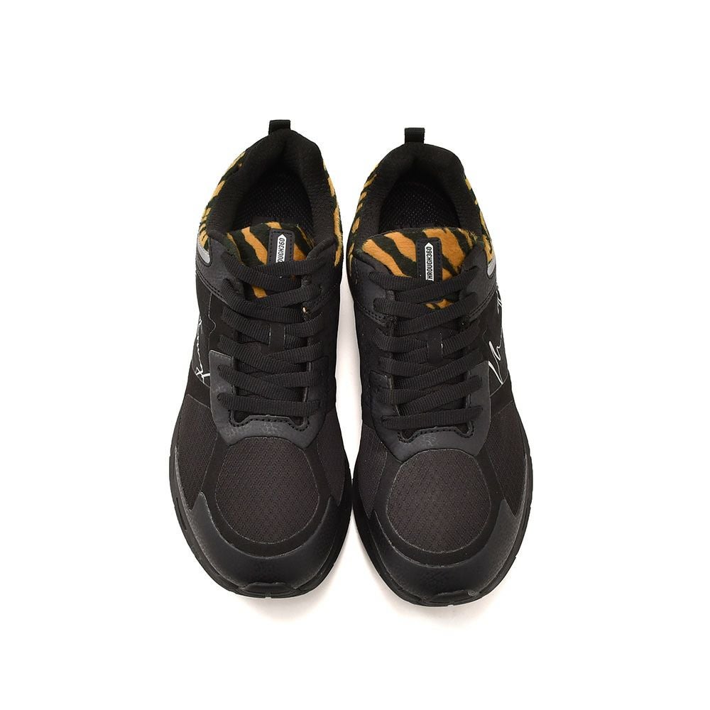 モイスルー360MOISTHROUGH360防水スニーカーメンズVENTIRISZBヴェンティリスリサイクルメッシュ素材ゼブラ柄ブラック×ゴールド通気防水機能搭載レースアップシューズでらでら公式ブランド