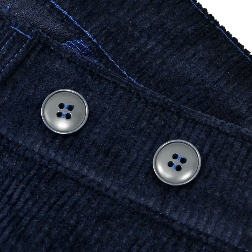 ルトラヴァイユールガリスLETRAVAILLEURGALLICEワークパンツメンズコーデュロイパンツLEPANTALONコットンリネンネイビー紺バックアジャスタールーズシルエット国内正規品でらでら公式ブランド