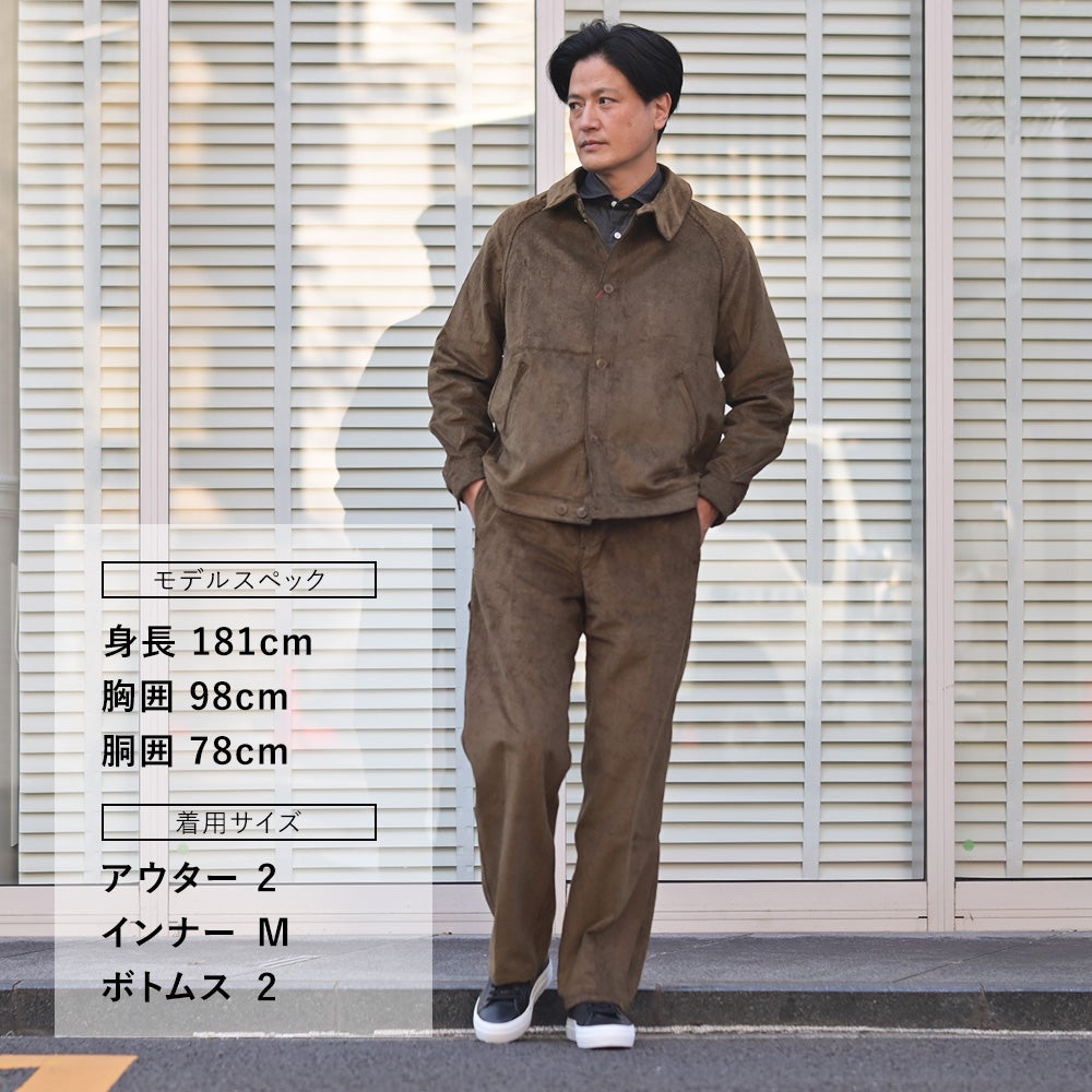 ルトラヴァイユールガリスLETRAVAILLEURGALLICEワークパンツメンズコーデュロイパンツLEPANTALONコットンリネンブラウン茶バックアジャスタールーズシルエット国内正規品でらでら公式ブランド