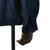 ルトラヴァイユールガリスLETRAVAILLEURGALLICEワークジャケットメンズコーデュロイブルゾンLEBLOUSONRAIEコットンリネンネイビー紺ラグランスリーブ裾アジャスター国内正規品でらでら公式ブランド