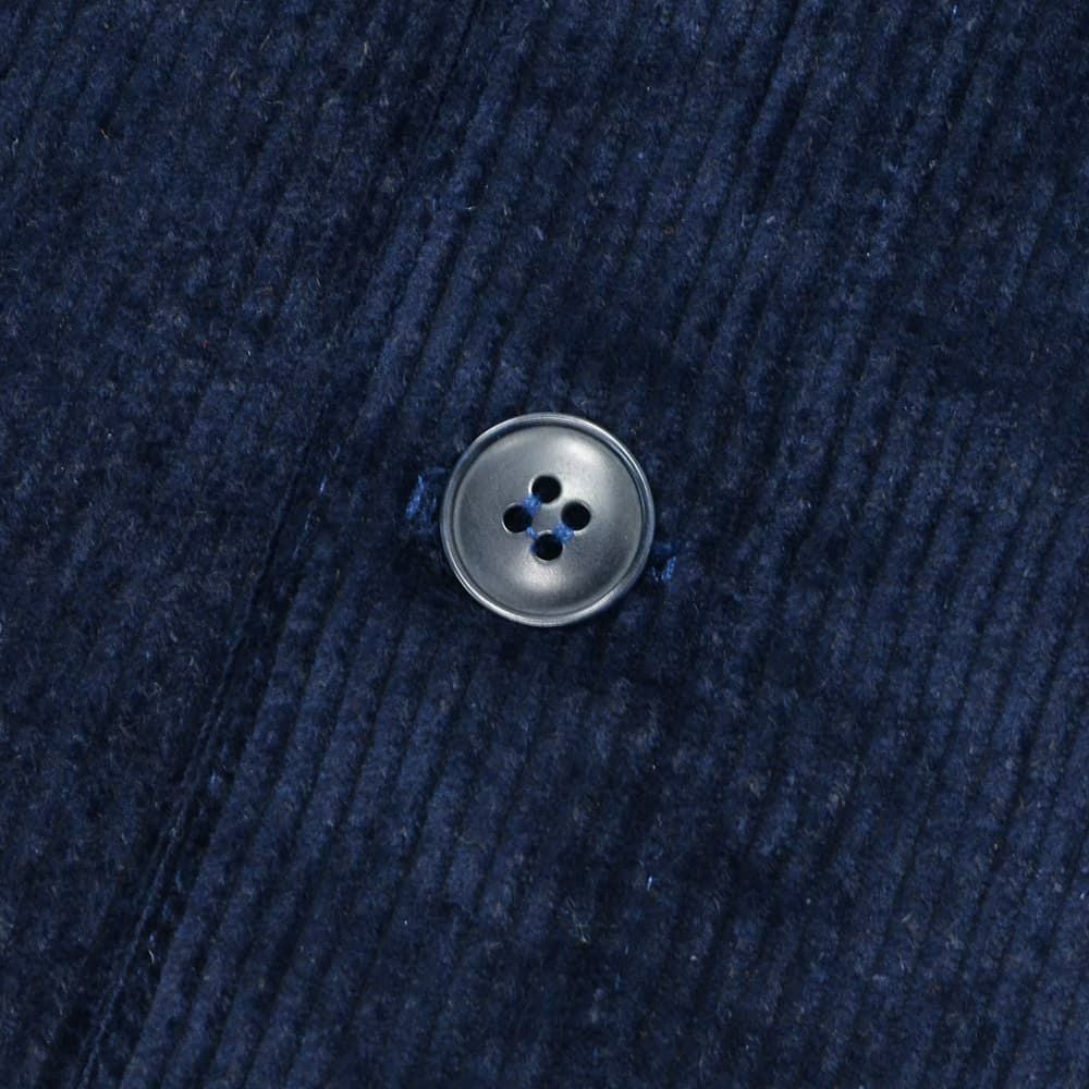 ルトラヴァイユールガリスLETRAVAILLEURGALLICEワークジャケットメンズコーデュロイブルゾンLEBLOUSONRAIEコットンリネンネイビー紺ラグランスリーブ裾アジャスター国内正規品でらでら公式ブランド