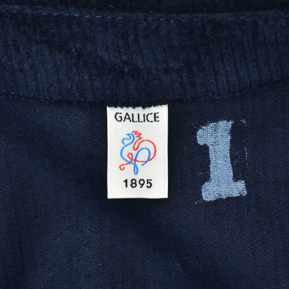 ルトラヴァイユールガリスLETRAVAILLEURGALLICEワークジャケットメンズコーデュロイブルゾンLEBLOUSONRAIEコットンリネンネイビー紺ラグランスリーブ裾アジャスター国内正規品でらでら公式ブランド