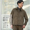 ルトラヴァイユールガリスLETRAVAILLEURGALLICEワークジャケットメンズコーデュロイブルゾンLEBLOUSONRAIEコットンリネンブラウン茶ラグランスリーブ裾アジャスター国内正規品でらでら公式ブランド