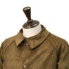 ルトラヴァイユールガリスLETRAVAILLEURGALLICEワークジャケットメンズコーデュロイブルゾンLEBLOUSONRAIEコットンリネンブラウン茶ラグランスリーブ裾アジャスター国内正規品でらでら公式ブランド