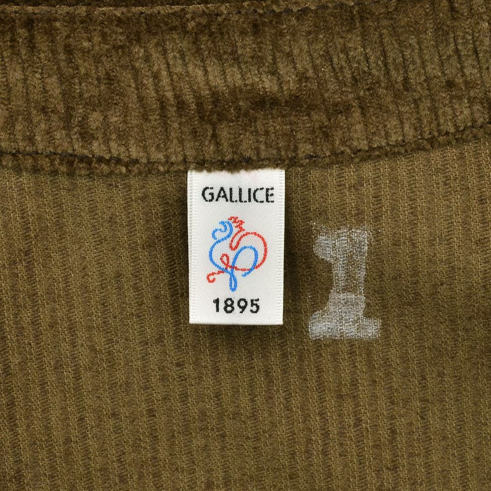 ルトラヴァイユールガリスLETRAVAILLEURGALLICEワークジャケットメンズコーデュロイブルゾンLEBLOUSONRAIEコットンリネンブラウン茶ラグランスリーブ裾アジャスター国内正規品でらでら公式ブランド