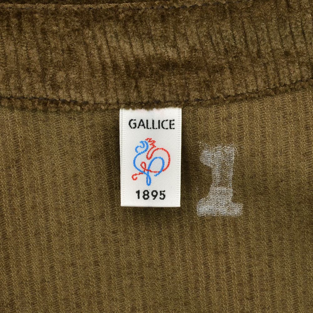 ルトラヴァイユールガリスLETRAVAILLEURGALLICEワークジャケットメンズコーデュロイブルゾンLEBLOUSONRAIEコットンリネンブラウン茶ラグランスリーブ裾アジャスター国内正規品でらでら公式ブランド