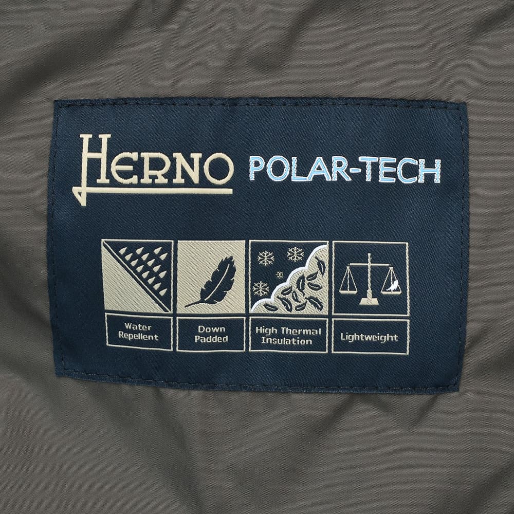 【ファイナルクリアランス20】ヘルノHERNOM-65型ダウンコートメンズダウンジャケットPI0191UPOLAR-TECHポーラテックナイロンシャモニーグレーフーディーアウター撥水国内正規品でらでら公式ブランド