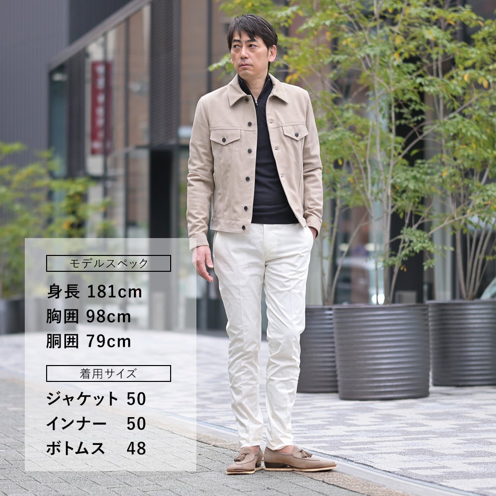 ベルウィッチBERWICHチノスラックスメンズコットンパンツJMORELLOモレッロ当店別注ホワイト白ノープリーツ先染めコットンツイル生地スリムテーパード薄手仕様国内正規品でらでら公式ブランド