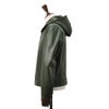 エンメティEMMETIフーディーレザージャケットメンズレザーブルゾンJURIHOODIEユリフーディーラムスキンレザーナッパチェラータダークグリーンスリムフィット0.7mm厚国内正規品でらでら公式ブランド
