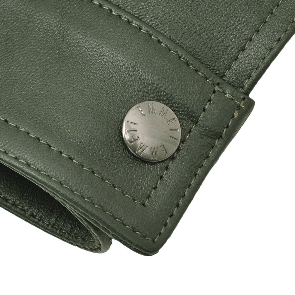 エンメティEMMETIフーディーレザージャケットメンズレザーブルゾンJURIHOODIEユリフーディーラムスキンレザーナッパチェラータダークグリーンスリムフィット0.7mm厚国内正規品でらでら公式ブランド