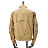 リンペルメアビレl'impermeabileスタンドカラーブルゾンメンズフライトジャケットFURIOワックスコットン生地ベージュラグランスリーブ撥水春アウター国内正規品でらでら公式ブランド