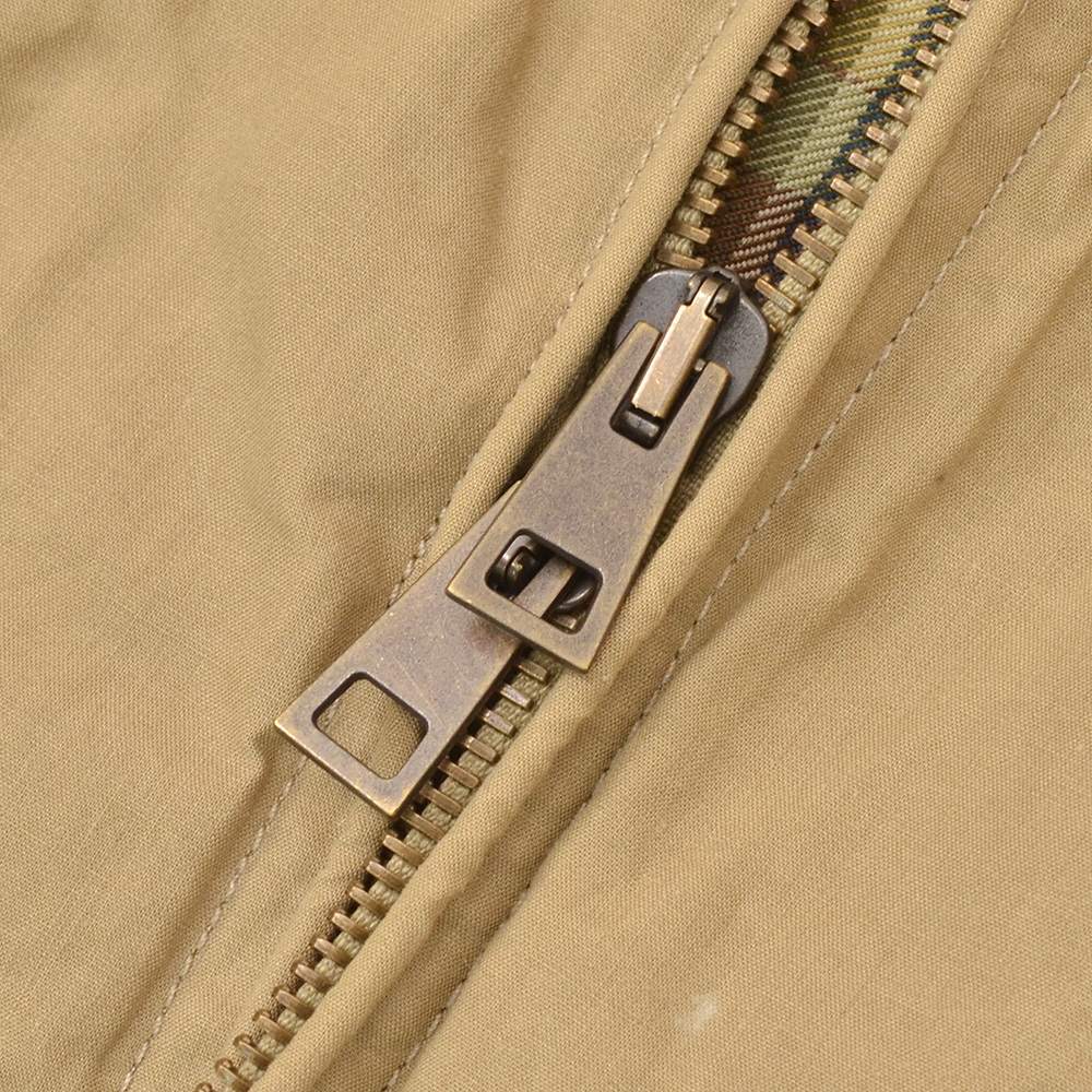 リンペルメアビレl'impermeabileスタンドカラーブルゾンメンズフライトジャケットFURIOワックスコットン生地ベージュラグランスリーブ撥水春アウター国内正規品でらでら公式ブランド