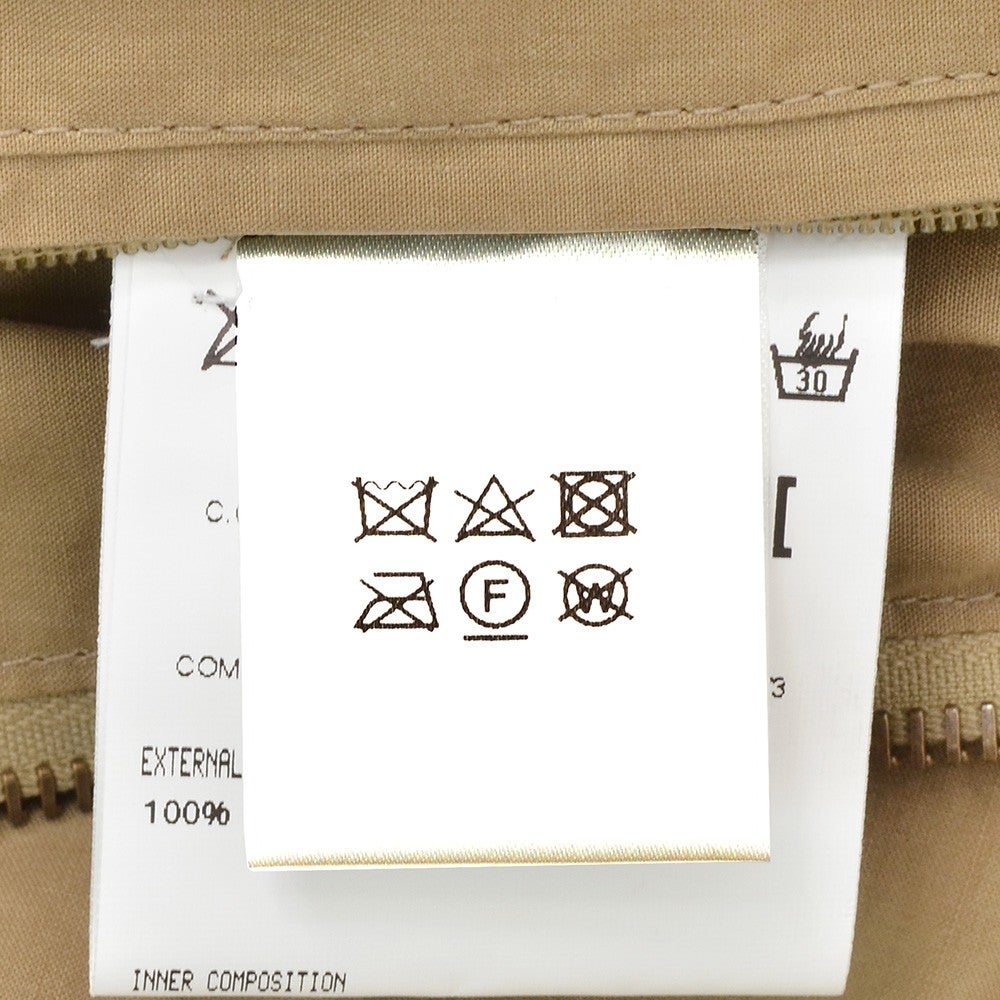 リンペルメアビレl'impermeabileスタンドカラーブルゾンメンズフライトジャケットFURIOワックスコットン生地ベージュラグランスリーブ撥水春アウター国内正規品でらでら公式ブランド