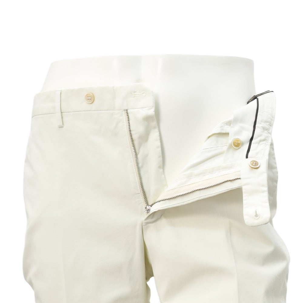 インコテックスINCOTEXコットンパンツメンズチノスラックス39型モデルロイヤルバタヴィアストレッチツイルオフホワイト白レギュラーフィットノープリーツ仕様国内正規品でらでら公式ブランド