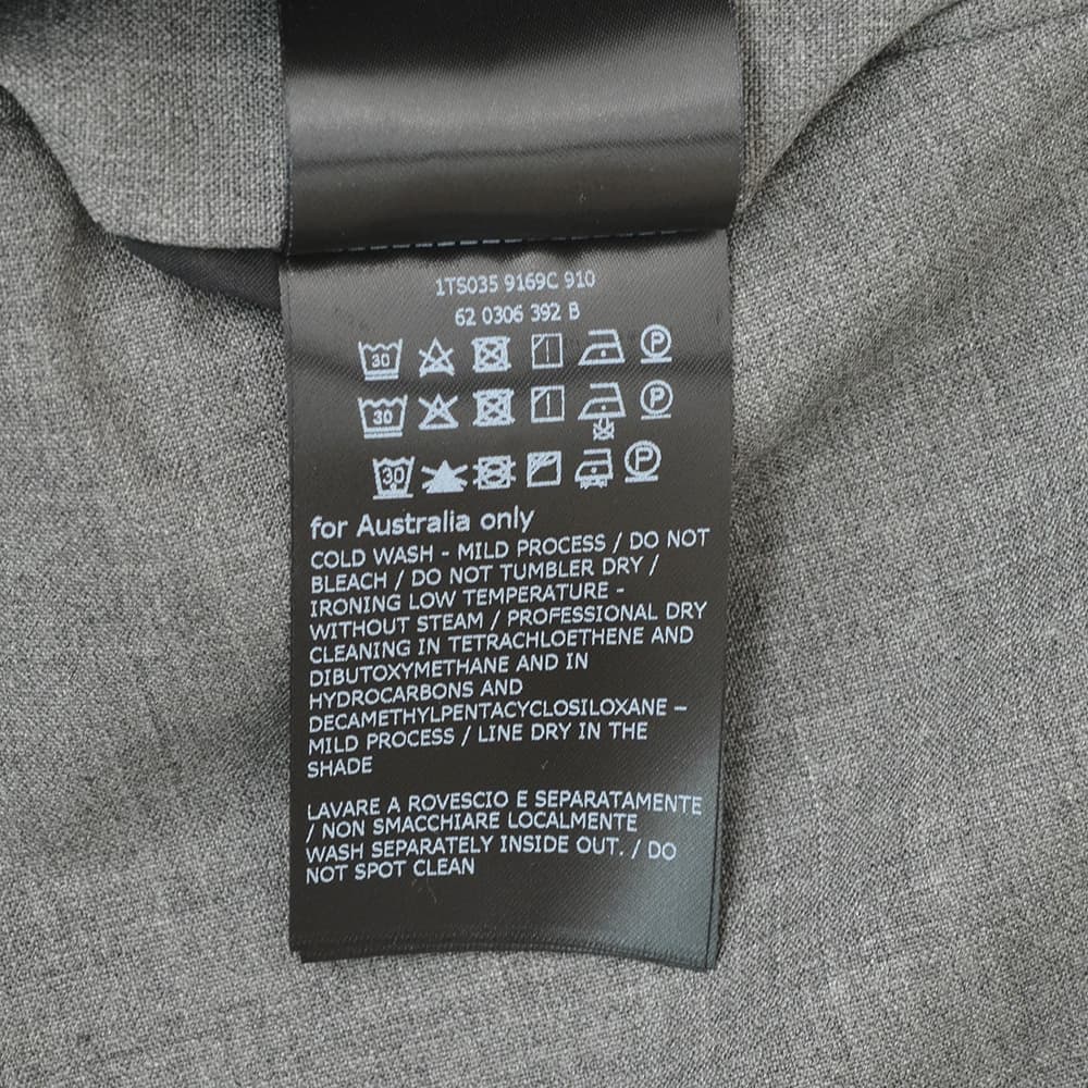 インコテックスINCOTEXスラックスメンズテーパードパンツ35型テクノウールグレーホームウォッシャブル2点留めフロント防シワ&撥水性ストレッチ性国内正規品でらでら公式ブランド