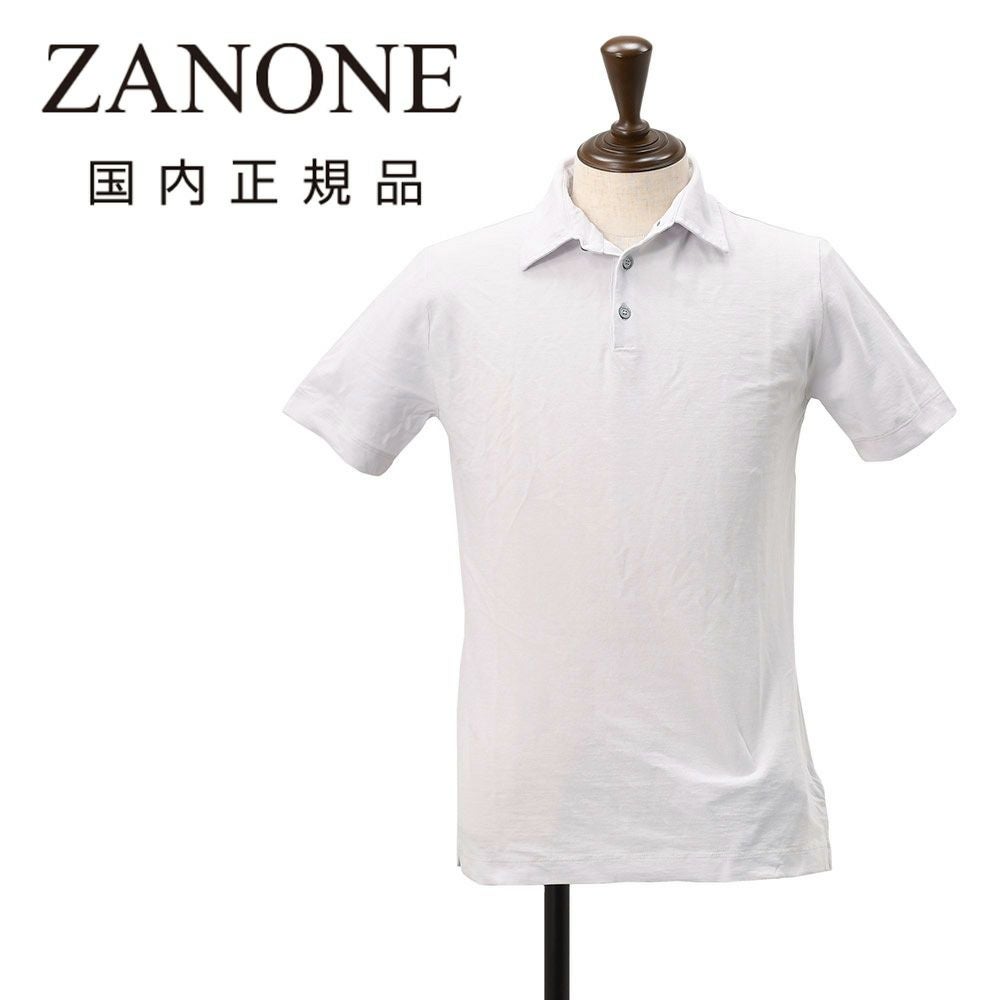 レビューを書く - ザノーネ ZANONE 半袖ポロシャツ メンズ 3つボタン