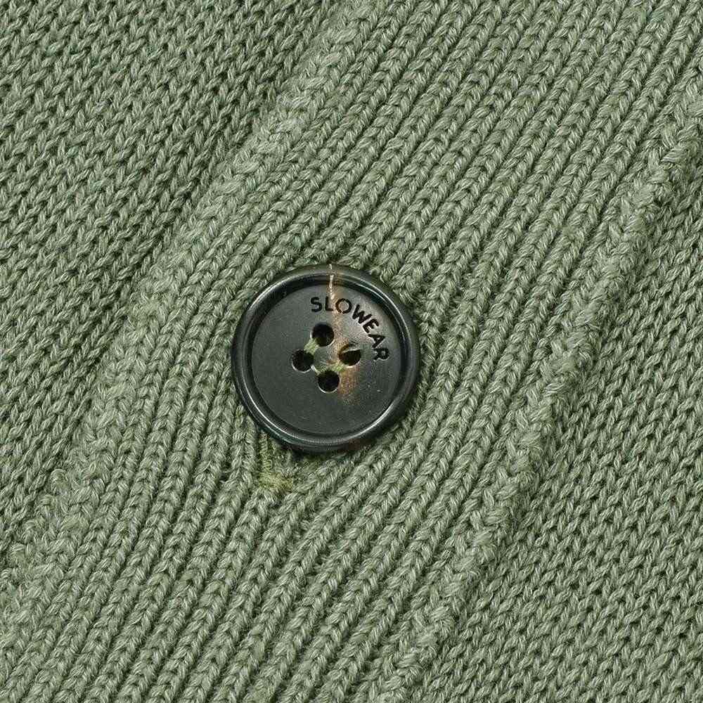 ザノーネZANONEスタンドネックニットカーディガンメンズニットブルゾンCHIOTOキョートリネンコットン7ゲージオリーブミドルゲージスリムフィット810150-Z1337国内正規品でらでら公式ブランド