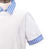 ヌメロヴェントゥーノN°21レイヤード風半袖TシャツメンズシャツコンビTシャツF061-4157異素材コットンホワイト白ブランドロゴワッペンリラックスフィット国内正規品でらでら公式ブランド