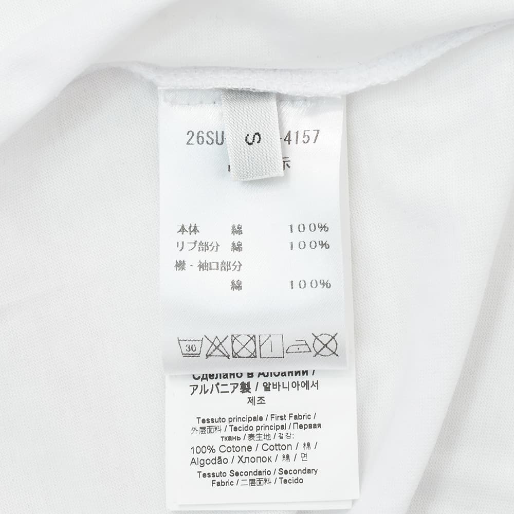 ヌメロヴェントゥーノN°21レイヤード風半袖TシャツメンズシャツコンビTシャツF061-4157異素材コットンホワイト白ブランドロゴワッペンリラックスフィット国内正規品でらでら公式ブランド