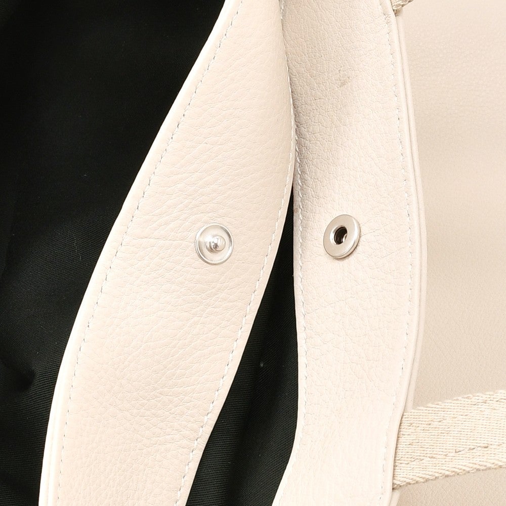 ダニエル&ボブDaniel&Bobトートバッグ男女兼用スムースレザーバッグスプーニャSPUGNAダニボブオフホワイト白2室構造スクエアフォルムシルバーパーツ国内正規品でらでら公式ブランド