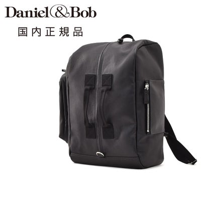 ダニエル&ボブDaniel&Bob2WAYバックパック男女兼用ボストンバッグスプーニャSPUGNAスムースレザーダニボブブラック黒ショルダーストラップ付き2フェイスバッグ国内正規品でらでら公式ブランド