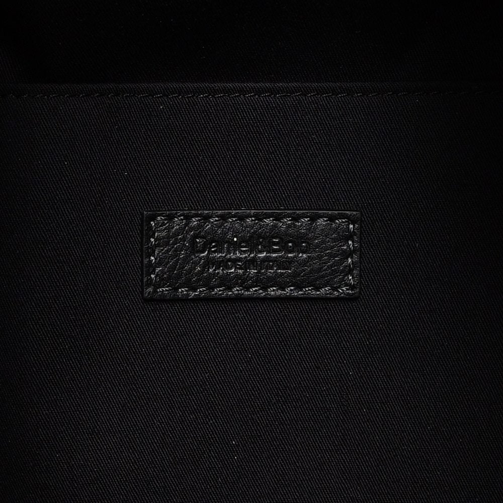 ダニエル&ボブDaniel&Bob2WAYバックパック男女兼用ボストンバッグスプーニャSPUGNAスムースレザーダニボブブラック黒ショルダーストラップ付き2フェイスバッグ国内正規品でらでら公式ブランド