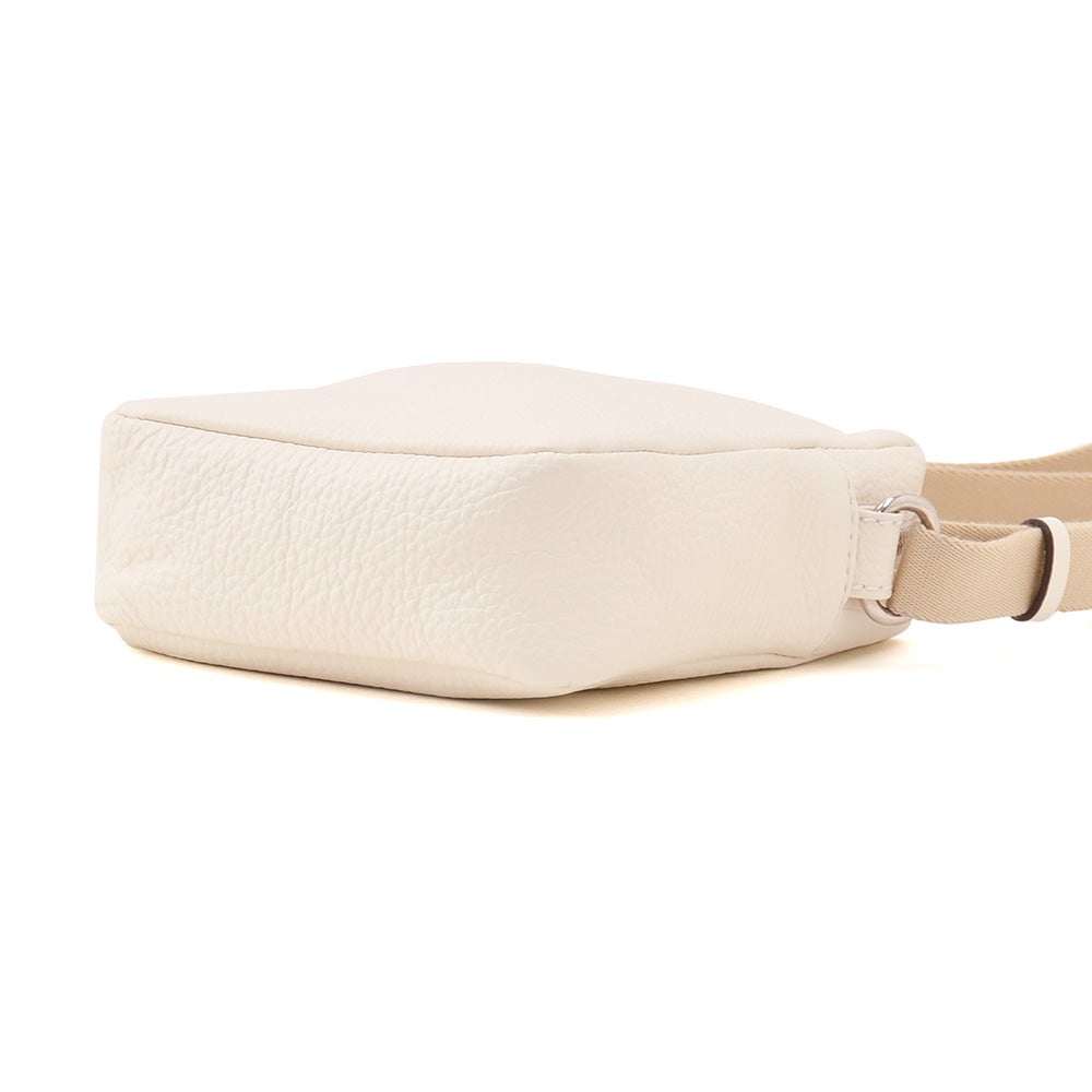 ダニエル&ボブDaniel&Bobショルダーミニポーチ男女兼用コンパクトバッグアルチェALCEシュリンクレザーダニボブオフホワイト調節可能コードブランドロゴデザインシルバーパーツ国内正規品でらでら公式ブランド