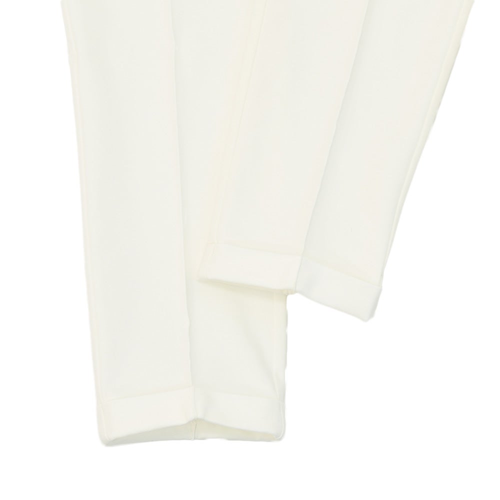 ベルウィッチBERWICHイージーパンツメンズHDUEアッカデュエ干場義雅氏別注モデルジャージースラックスホワイト白ウエストシャーリング＆ドローコード調節永久クリース国内正規品でらでら公式ブランド