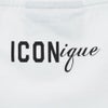 ディースクエアードDSQUARED2半袖ＴシャツメンズクルーネックカットソーICONiqueシリーズコットンジャージーホワイト白キャッププリントアイコニークリラックスシルエット国内正規品でらでら公式ブランド