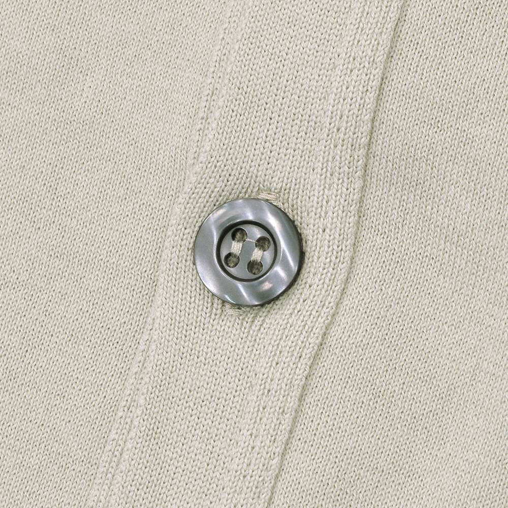 【preSALE!20%off】ジョンスメドレーJOHNSMEDLEYニットカーディガンメンズWISTINGVネック仕様シーアイランドコットンライトグレー30ゲージMODERNFITモダンフィット国内正規品でらでら公式ブランド